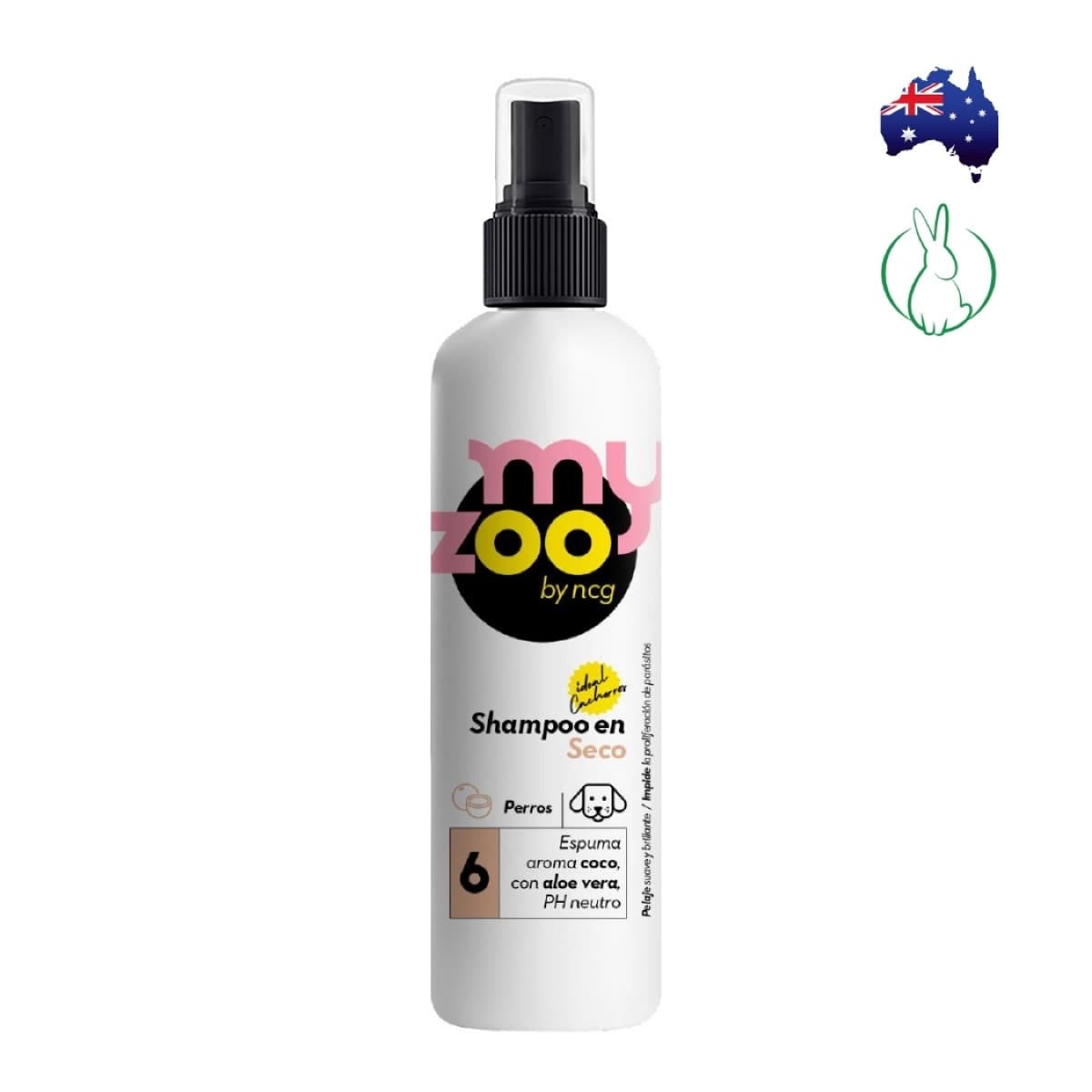 Shampoo en Seco Espuma Coco Perro